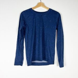 Lululemon Swiftly Relaxed Long Sleeve Shirt 2.0 Cosmic Shift Hyper Blue Black 4